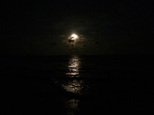 Moonlight over the Atlantic